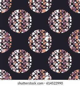 Polka dot seamless pattern.