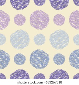 Polka dot seamless pattern. 
