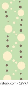 Polka dot seamless pattern art