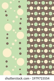 Polka dot seamless pattern art