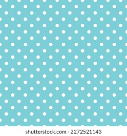 Polka dot Seamless pattern background - turquoise