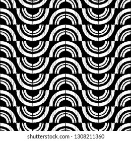 Polka dot seamless pattern. Black-and-white figures. Geometric background. Can be used for wallpaper, textile, invitation card, web page background.
