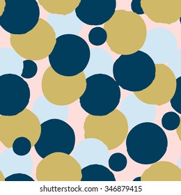 Polka Dot Seamless Pattern Bright Styled Stock Vector (Royalty Free ...