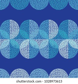 Polka dot seamless pattern. Brushwork. The colorful balls. Scribble texture. Textile rapport. 