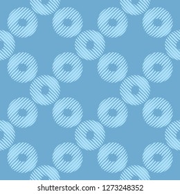 Polka dot seamless pattern. Circles of strips. Geometric background. Can be used for wallpaper, textile, invitation card, web page background.
