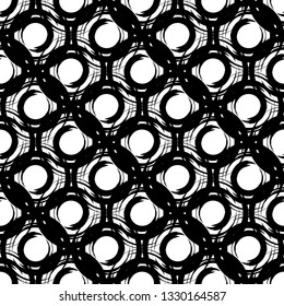 Polka dot seamless pattern. Circles of colored painted rings. Geometric background. Can be used for wallpaper, textile, invitation card, wrapping, web page background.