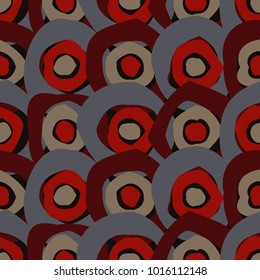 Polka dot seamless pattern. The colorful balls. Scribble texture. ?extile rapport. 