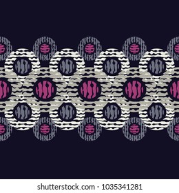 Polka dot seamless pattern. The colorful balls. Scribble texture. ?extile rapport. 