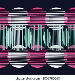 Polka dot seamless pattern. The colorful balls. Scribble texture. Textile rapport. 