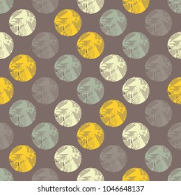 Polka dot seamless pattern. The colorful balls. Scribble texture. ?extile rapport. 