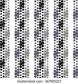 Polka dot seamless pattern, colorful striped pattern, abstract geometric background