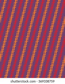 Polka dot seamless pattern, colorful striped background