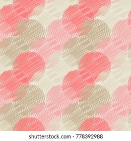 Polka dot seamless pattern. The colorful balls. Scribble texture. ?extile rapport. 