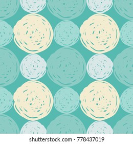 Polka dot seamless pattern. The colorful balls. Scribble texture. ?extile rapport. 