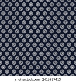 Polka dot seamless pattern concept. Traditional polka dot seamless geometric pattern. Design for ethnic fabric,carpet, ikat style, clothing, Batik, fabric, embroidery style.
