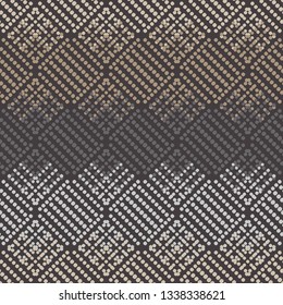 Polka dot seamless pattern. Crosses of large and small dots. Geometric background. Can be used for wallpaper, textile, invitation card, wrapping, web page background.