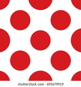 Polka dot seamless pattern. Dotted background with circles for printing on fabric, Wallpaper, textile design covers. Vector illustration