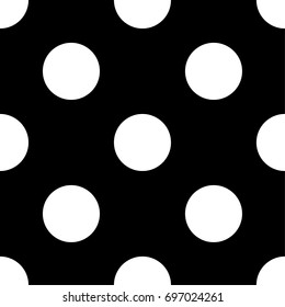 Polka dot seamless pattern. Dotted background with circles for printing on fabric, Wallpaper, textile design covers. Vector illustration
