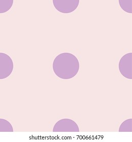 Polka dot seamless pattern. Dotted background with circles for printing on fabric, wallpapers, textile, design covers. Vector illustration
