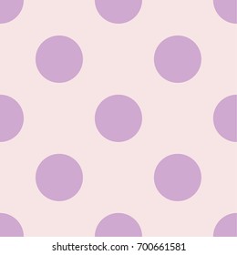 Polka dot seamless pattern. Dotted background with circles for printing on fabric, wallpapers, textile, design covers. Vector illustration