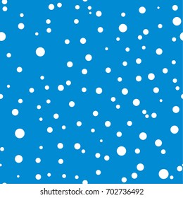 Polka dot seamless pattern. Dotted background with circles, dots, rounds Vector illustration Flat Scandinavian style for print on fabric, gift wrap, web backgrounds, scrap booking, patchwork