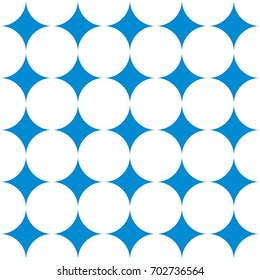 Polka dot seamless pattern. Dotted background with circles, dots, rounds Vector illustration Flat Scandinavian style for print on fabric, gift wrap, web backgrounds, scrap booking, patchwork