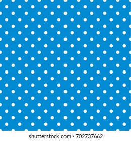 Polka dot seamless pattern. Dotted background with circles, dots, rounds Vector illustration Flat Scandinavian style for print on fabric, gift wrap, web backgrounds, scrap booking, patchwork 