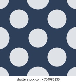 Polka dot seamless pattern. Dotted background with circles, dots, rounds Vector illustration Flat Scandinavian style for print on fabric, gift wrap, web backgrounds, scrap booking, patchwork