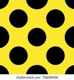 Polka dot seamless pattern. Dotted background with circles, dots, rounds Vector illustration Flat Scandinavian style for print on fabric, gift wrap, web backgrounds, scrap booking, patchwork