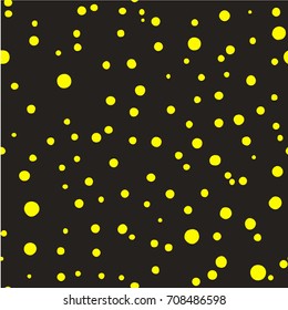 Polka dot seamless pattern. Dotted background with circles, dots, rounds Vector illustration Flat Scandinavian style for print on fabric, gift wrap, web backgrounds, scrap booking, patchwork