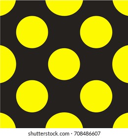 Polka dot seamless pattern. Dotted background with circles, dots, rounds Vector illustration Flat Scandinavian style for print on fabric, gift wrap, web backgrounds, scrap booking, patchwork