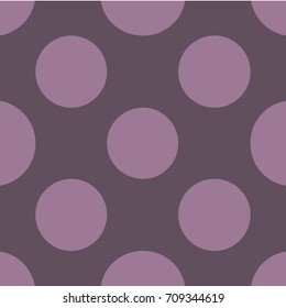 Polka dot seamless pattern. Dotted background with circles, dots, rounds Vector illustration Flat Scandinavian style for print on fabric, gift wrap, web backgrounds, scrap booking, patchwork