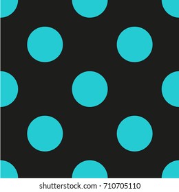 Polka dot seamless pattern. Dotted background with circles, dots, rounds Vector illustration Flat Scandinavian style for print on fabric, gift wrap, web backgrounds, scrap booking, patchwork