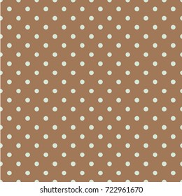 Polka dot seamless pattern. Dotted background with circles, dots, rounds Vector illustration Flat Scandinavian style for print on fabric, gift wrap, web backgrounds, scrap booking, patchwork