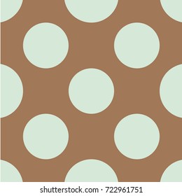 Polka dot seamless pattern. Dotted background with circles, dots, rounds Vector illustration Flat Scandinavian style for print on fabric, gift wrap, web backgrounds, scrap booking, patchwork