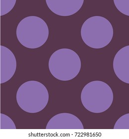 Polka dot seamless pattern. Dotted background with circles, dots, rounds Vector illustration Flat Scandinavian style for print on fabric, gift wrap, web backgrounds, scrap booking, patchwork