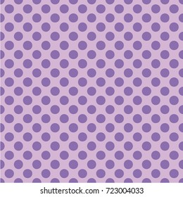 Polka dot seamless pattern. Dotted background with circles, dots, rounds Vector illustration Flat Scandinavian style for print on fabric, gift wrap, web backgrounds, scrap booking, patchwork