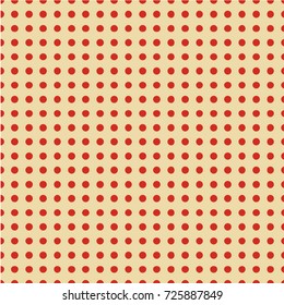 Polka dot seamless pattern. Dotted background with circles, dots, rounds Vector illustration Flat Scandinavian style for print on fabric, gift wrap, web backgrounds, scrap booking, patchwork