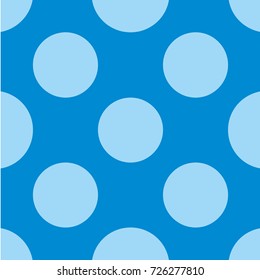 Polka dot seamless pattern. Dotted background with circles, dots, rounds Vector illustration Flat Scandinavian style for print on fabric, gift wrap, web backgrounds, scrap booking, patchwork