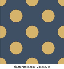Polka dot seamless pattern. Dotted background with circles, dots, rounds Vector illustration Flat Scandinavian style for print on fabric, gift wrap, web backgrounds, scrap booking, patchwork