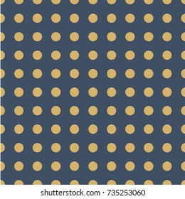 Polka dot seamless pattern. Dotted background with circles, dots, rounds Vector illustration Flat Scandinavian style for print on fabric, gift wrap, web backgrounds, scrap booking, patchwork