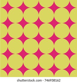 Polka dot seamless pattern. Dotted background with circles, dots, rounds Vector illustration Flat Scandinavian style for print on fabric, gift wrap, web backgrounds, scrap booking, patchwork