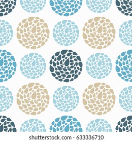 Polka dot seamless pattern. Drops.
