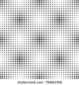 Polka dot seamless pattern. Fashion background graphic design. Modern stylish texture. Monochrome template for prints, textiles, wrapping, wallpaper, card, banner, business, etc. Vector illustration