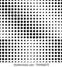 Polka dot seamless pattern. Fashion background graphic design. Modern stylish texture. Monochrome template for prints, textiles, wrapping, wallpaper, card, banner, business, etc. Vector illustration