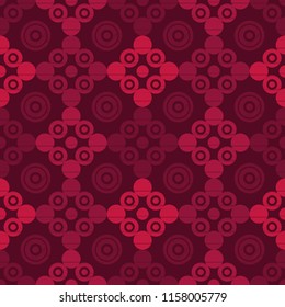 Polka dot seamless pattern. Geometric background. Dots, circles and buttons. Тextile rapport.