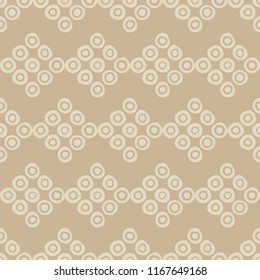 Polka dot seamless pattern. Geometric background. Brushwork. Dots, circles and buttons. Тextile rapport.