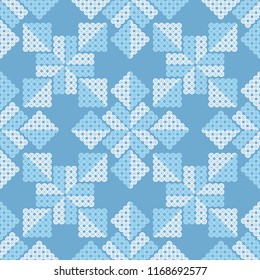Polka dot seamless pattern. Geometric background. Dots, circles and buttons. Тextile rapport.
