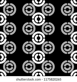 Polka dot seamless pattern. Geometric background. Dots, circles and buttons. Тextile rapport.