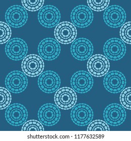 Polka dot seamless pattern. Geometric background. Dots texture. Circles and buttons. Тextile rapport.
